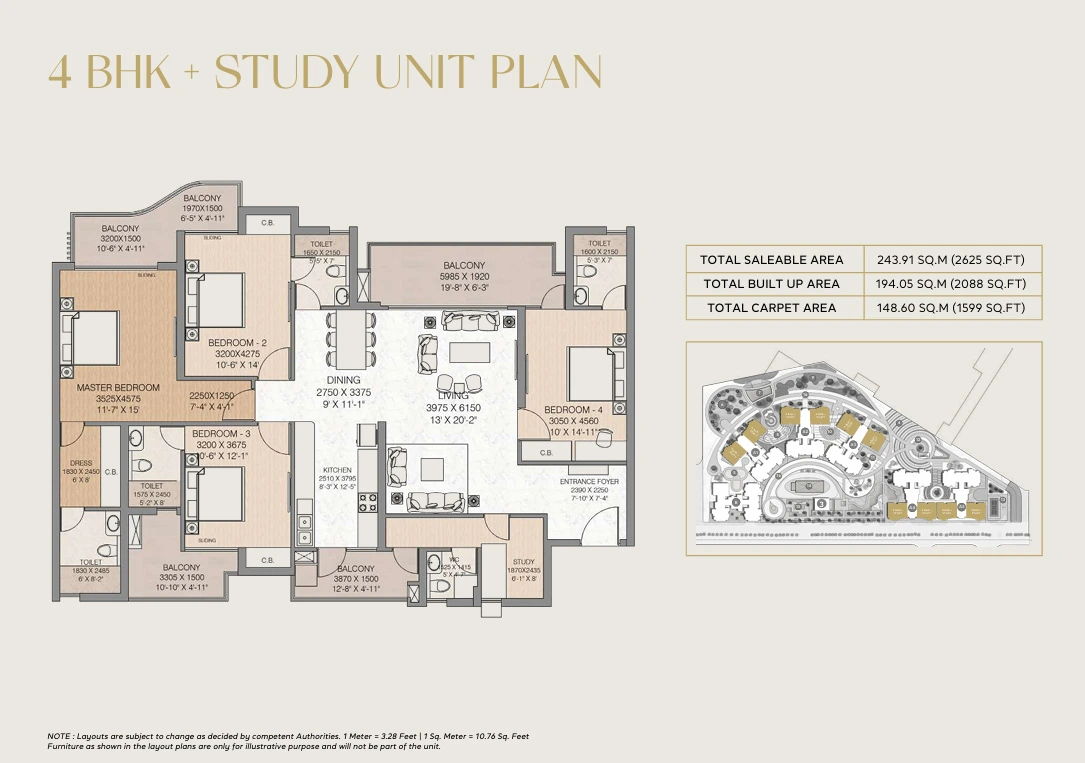 4bhk+study